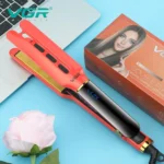 مكواة فرد الشعر VGR V-532 الاحترافية – بتقنية السيراميك مزدوجة الطبقات، حرارة تصل لـ 450°F، لتصفيف مثالي ولمعان صحي