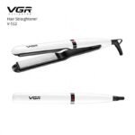 مكواة فرد شعر VGR V-512 الاحترافية – سيراميك بدرجات حرارة متغيرة 140°-220°م، تسخين فوري، تصميم خفيف بسلك دوار 360°