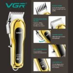 ماكينة حلاقة شعر VGR الاحترافية – V-680 مكنه بتصميم معدني وشاشة LED