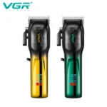 ماكينة حلاقة VGR الاحترافية – V-654 مكنه باللون الأصفر والأخضر