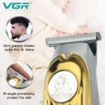 VGR-122 ماكينة حلاقة كهربائية احترافية للرجال – قابلة للشحن – شفرات فولاذية – متعددة الاستخدامات