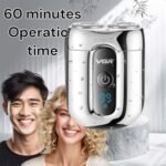 VGR V-342 – ماكينة حلاقة كهربائية وتنعيم احترافية للرجال – مقاومة للماء IPX5 – شفرات ثنائية دوارة – قابلة للشحن – مع جراب خاص