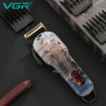 في جي ار ماكينة حلاقة الشعر الاحترافية VGR-690 – ماكينة حلاقة كهربائية للرجال لاسلكية قابلة للشحن