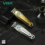 VGR-911 – ماكينة حلاقة كهربائية احترافية للرجال قابلة للشحن – USB – فولاذ مقاوم للصدأ