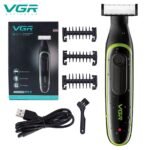 ماكينة حلاقة VGR V-017 لاسلكية – شفرات ستانلس ستيل حادة، تصميم أنيق ومريح، قابلة للشحن، مثالية للشعر والذقن