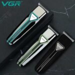 VGR-008 ماكينة حلاقة كهربائية احترافية للرجال من في جي ار – قابلة للشحن عبر USB
