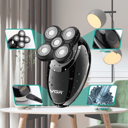 ماكينة تنعيم الذقن والحلاقة للشعر والذقن VGR-302