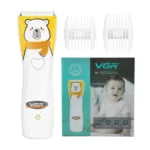 ماكينة حلاقة أطفال VGR V-152 – آمنة وهادئة وسهلة الاستخدام في المنزل